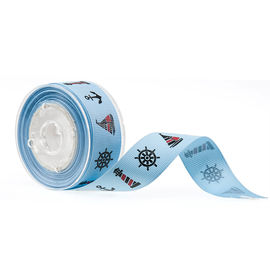19mm 2 colori ha stampato il nastro del Grosgrain per la decorazione d'imballaggio cosmetica