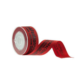 Danno stampato lettera sollevato di colore rosso di larghezza del nastro 22mm del Grosgrain liberamente