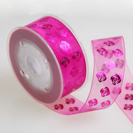 Lato puro del doppio del nastro stampato oro della stagnola di Rosa per l'imballaggio cosmetico