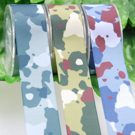Il nastro del poliestere del trasferimento di calore, cammuffa il nastro spesso del Grosgrain per gli accessori dell'indumento