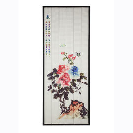 La primavera densamente d'attaccatura fiorisce la pittura, singola decorazione della pittura della parete del nastro del fronte