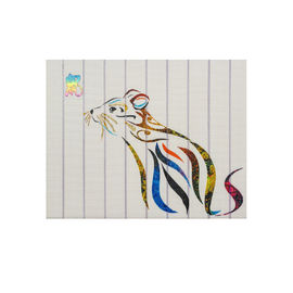 Arti semplici della parete del ratto domestico della decorazione, arte calda del nastro di effetto visivo speciale