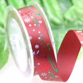Il poliestere ha annunciato il nastro stampato stagnola per i regali di Natale che imballano Deco.