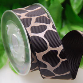 Nastro della corda del raso di feste della Mamma per stampa del leopardo della decorazione del pallone