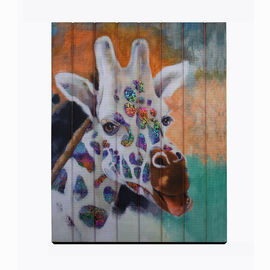 21 x 18 nella forma del quadrato della pittura del nastro della giraffa per la decorazione della casa di corridoio della camera da letto