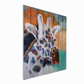 21 x 18 nella forma del quadrato della pittura del nastro della giraffa per la decorazione della casa di corridoio della camera da letto