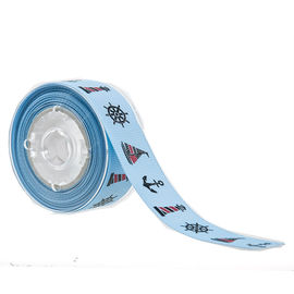 19mm 2 colori ha stampato il nastro del Grosgrain per la decorazione d'imballaggio cosmetica