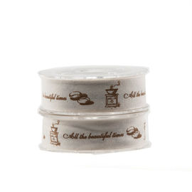 nastro veloce di stampa di 15mm, nastro stampato del nastro del cotone per lo spostamento della scatola da pasticceria