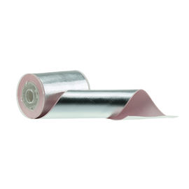 Nastro del Grosgrain del poliestere 75mm, nastro durevole del Grosgrain dell'argento della stagnola