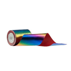 Nastro del Grosgrain del poliestere 75mm, nastro durevole del Grosgrain dell'argento della stagnola