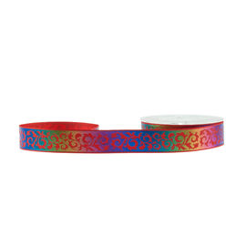 Nastro colorato arcobaleno personale, nastro del Grosgrain del poliestere di 13mm