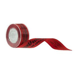 Danno stampato lettera sollevato di colore rosso di larghezza del nastro 22mm del Grosgrain liberamente