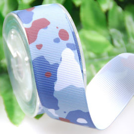 Il nastro del poliestere del trasferimento di calore, cammuffa il nastro spesso del Grosgrain per gli accessori dell'indumento