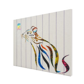 Arti semplici della parete del ratto domestico della decorazione, arte calda del nastro di effetto visivo speciale