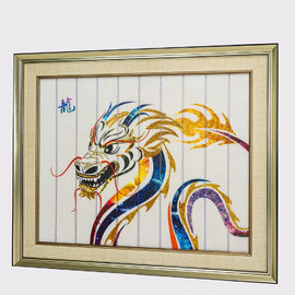 Materiale illustrativo cinese dello zodiaco del drago, pitture decorative incorniciate per il salone