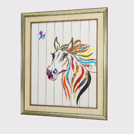Zodiaco cinese che dipinge dodici tappezzerie di parete decorative incorniciate pittura di arte del nastro della decorazione della casa del cavallo degli animali