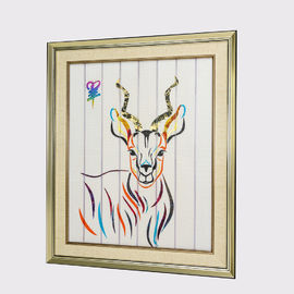 Zodiaco cinese che dipinge dodici tappezzerie di parete decorative incorniciate pittura di arte del nastro della decorazione della casa della capra degli animali