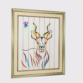 Zodiaco cinese che dipinge dodici tappezzerie di parete decorative incorniciate pittura di arte del nastro della decorazione della casa della capra degli animali