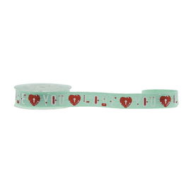 Il nastro elastico su ordinazione di stampa di amore, San Valentino pre ha legato gli archi su elastico