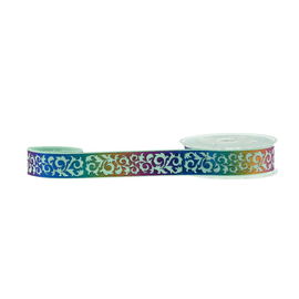 Nastro elastico libero dei capelli della smagliatura, nastro elastico di Rainbown per le fasce
