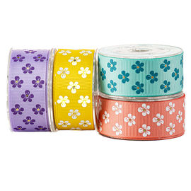 Nastro del Grosgrain stampato fiore, spostamento personale della borsa di Candy del nastro del Grosgrain