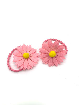 Le fasce del pizzo del girasole piegano 6 pollici delle ragazze dei capelli di insieme degli accessori